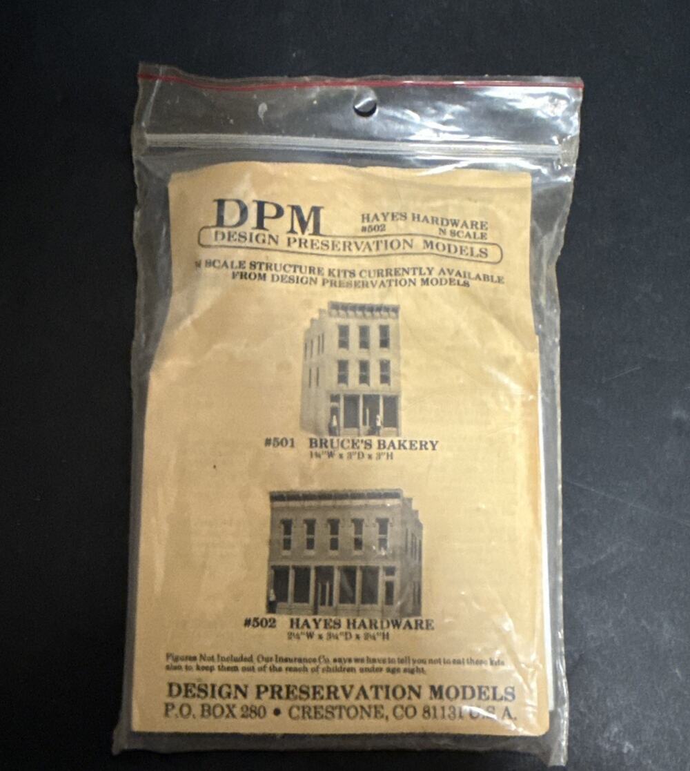DPM Hayes Hardware #502 N Scale Design Preservation Models Train Building Decor